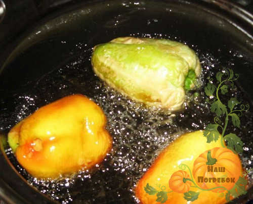 Заготовка жареного перца на зиму: рецепты с чесноком в масле и в маринаде